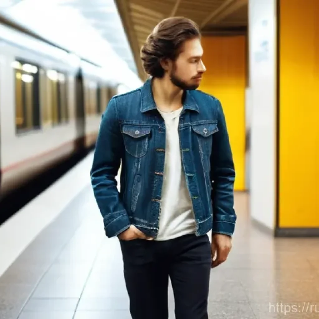 거리공연과 퍼포먼스 아트 - **Prompt 1: A Captivating Metro Musician**
"A male street musician, approximately 30 years old, ...