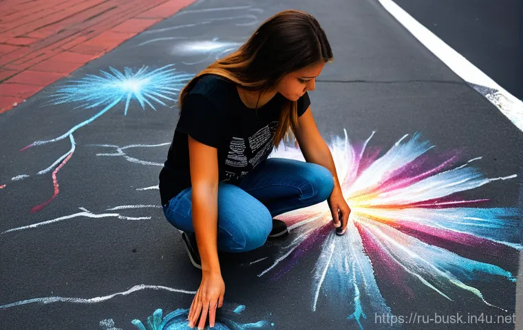 거리공연에서의 사회적 역할 - **The Unifying Magic of a Street Mime:** A medium shot focusing on a diverse gathering of city dwell...